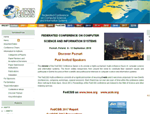 Tablet Screenshot of 2011.fedcsis.org